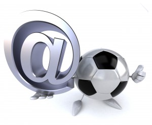 @ und Fußball: E-Mails sind auch während der EM ein Thema