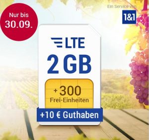 Im September gibt es bei GMX wieder günstige Mobilfunk-Tarife ab 6,99 Euro.