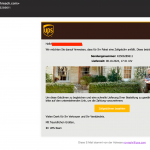 Beim Paketdienste-Phishing werden Mails von Paketdiensten gefaked, oft mit Zollgebühr-Trick. (c) GMX